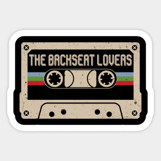 Personalized Backseat Name Birthday Vintage Cassette Tape Sticker